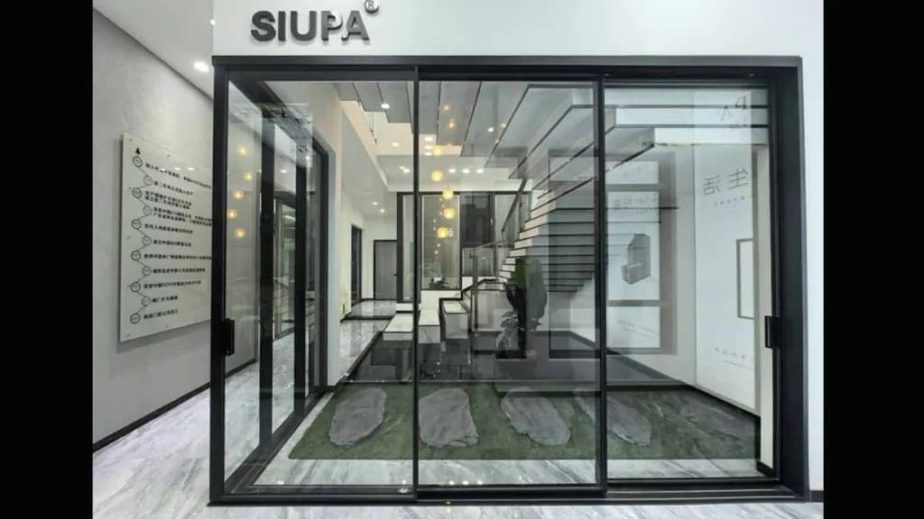 SIUPA sliding door showroom system